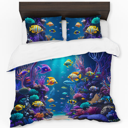 Deep Sea Team Meeting Duvet Cover Set