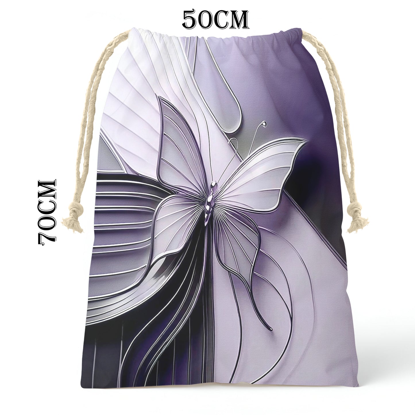 Deep Violet Butterfly Wings Gift Sack