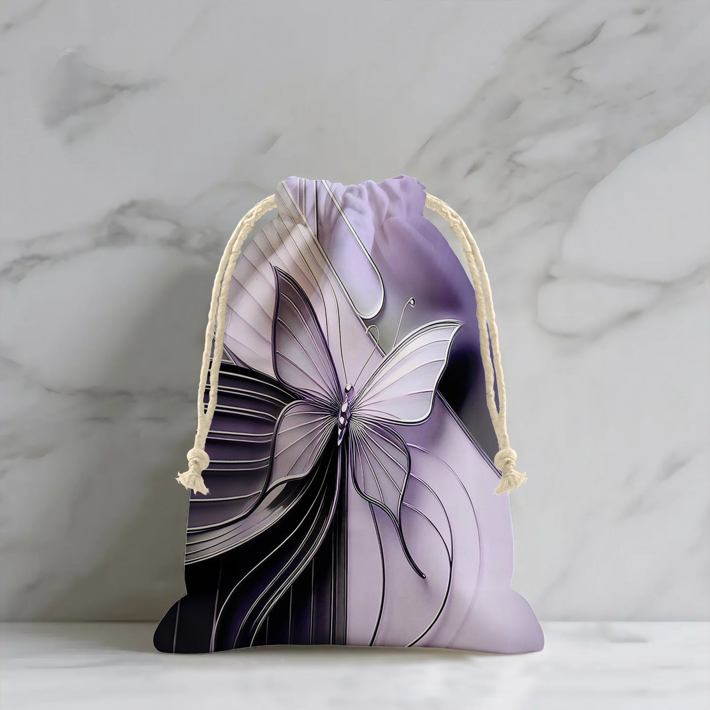 Deep Violet Butterfly Wings Gift Sack