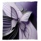 Deep Violet Butterfly Wings Light Weight Fleece Blanket