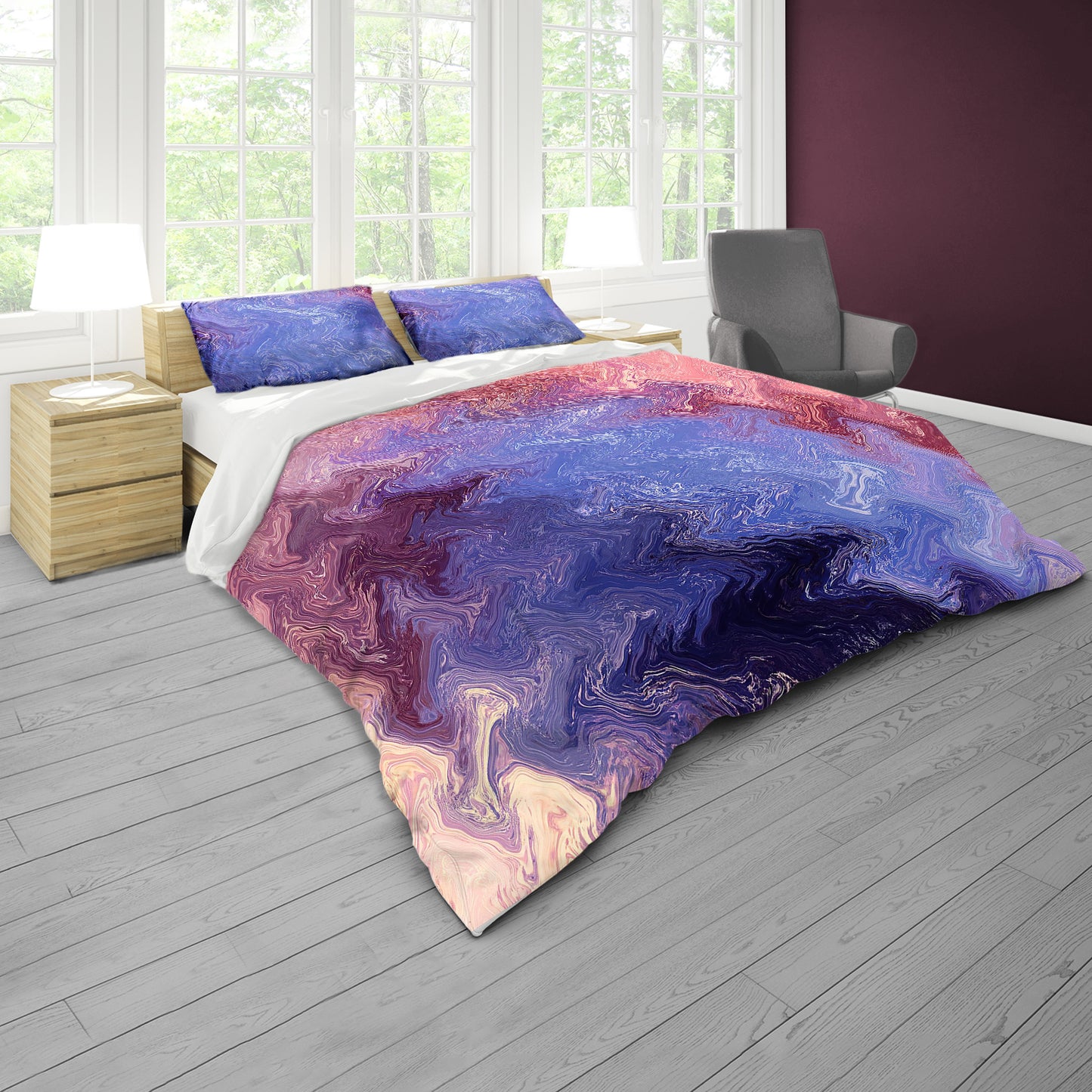 Deepblue Core Duvet Cover Set