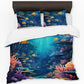 Deepsea Deep Blue Duvet Cover Set