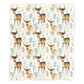 Deer Family Baby Fleece Blanket
