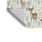 Deer Family Baby Fleece Blanket