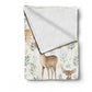 Deer Family Baby Fleece Blanket