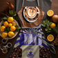 Delicious Coffee Blue Medium Length Apron