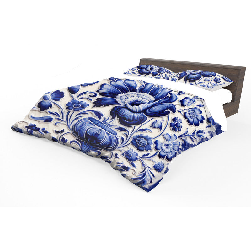 Delft Bloom Duvet Cover Set