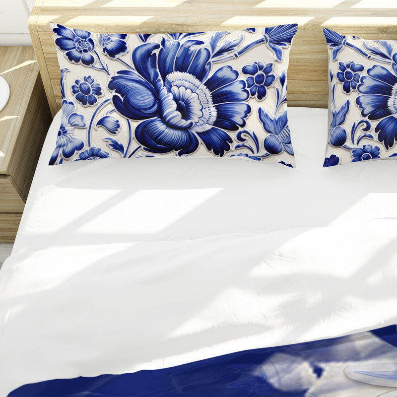 Delft Bloom Duvet Cover Set