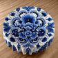 Delft Bloom Round Tablecloth