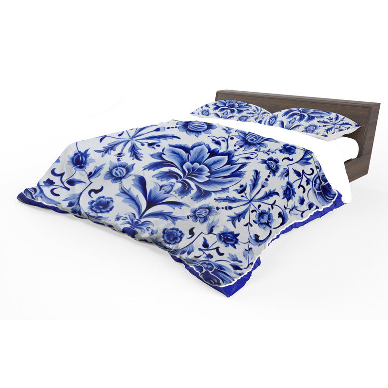 Delft Flora Bloom Duvet Cover Set