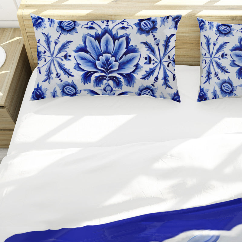 Delft Flora Bloom Duvet Cover Set