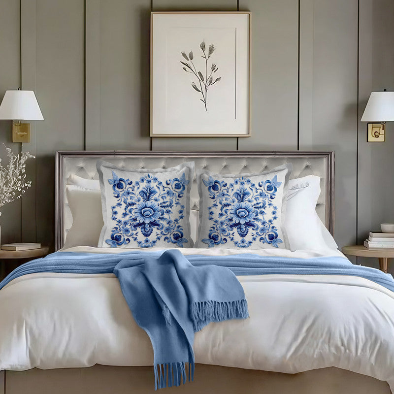 Delft Flora Elegance Exclusive Range Cushions