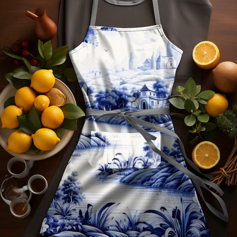 Delft Garden Apron