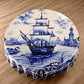 Delft Vase Voyage Round Tablecloth