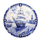Delft Vase Voyage Round Tablecloth