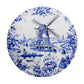 Delft Windmill Lanscape Round Tablecloth