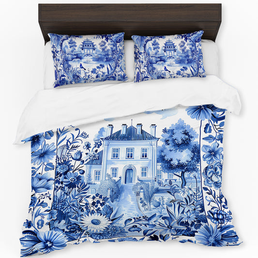 Delft Palace Duvet Cover Set by Mark van Vuuren