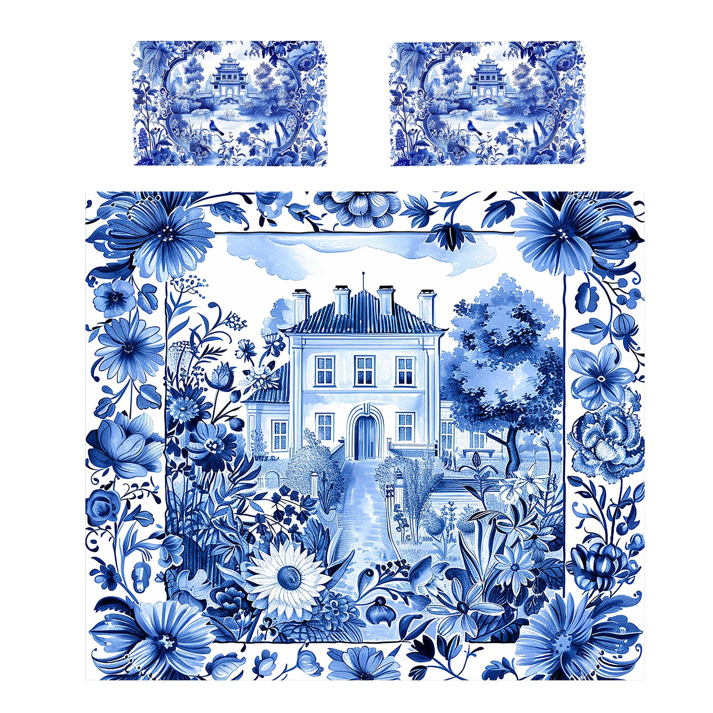 Delft Palace Duvet Cover Set by Mark van Vuuren