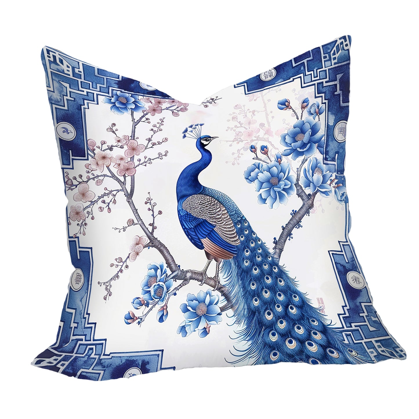 Delft Peacock Luxury Scatter by Mark van Vuuren