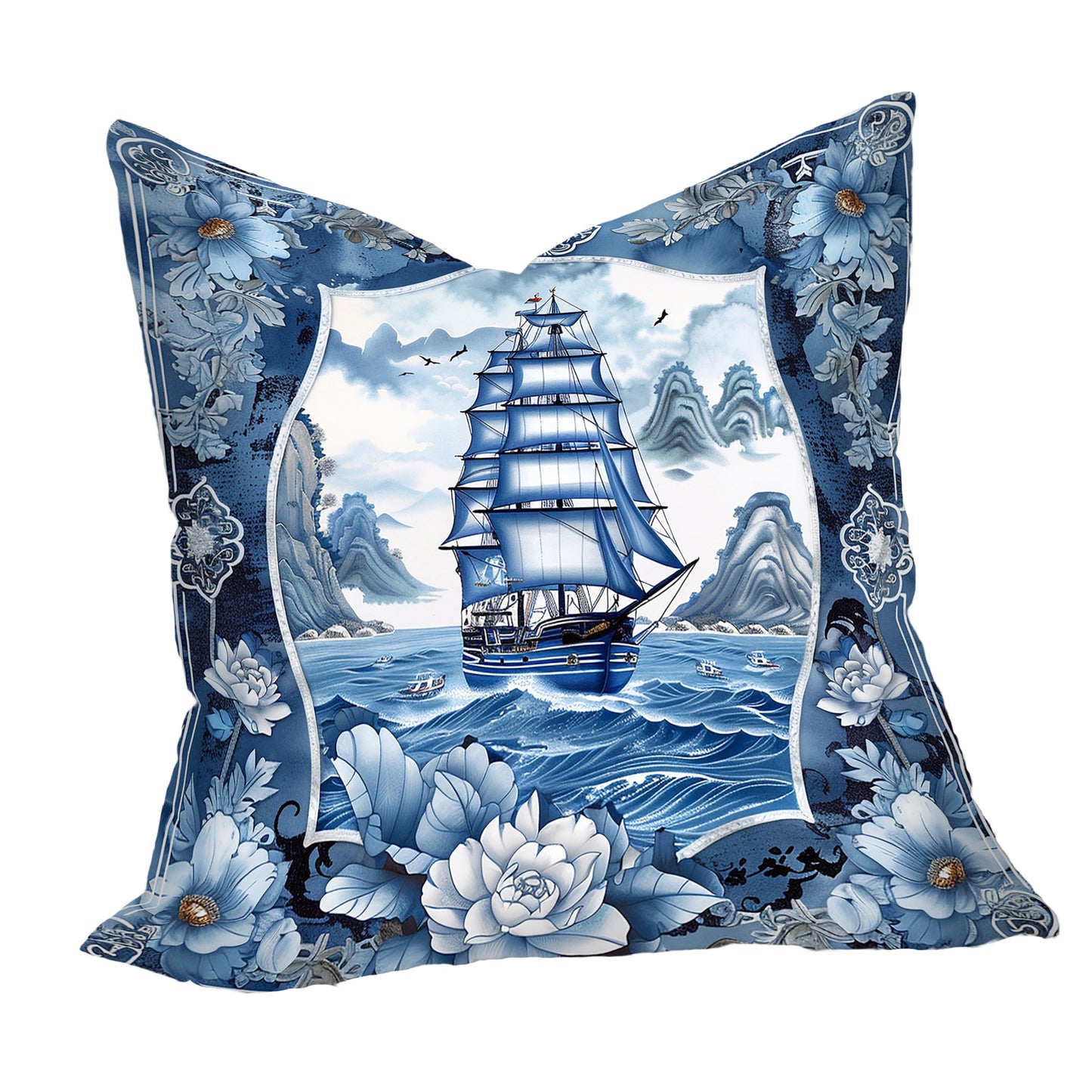 Delft Ship Luxury Scatter by Mark van Vuuren