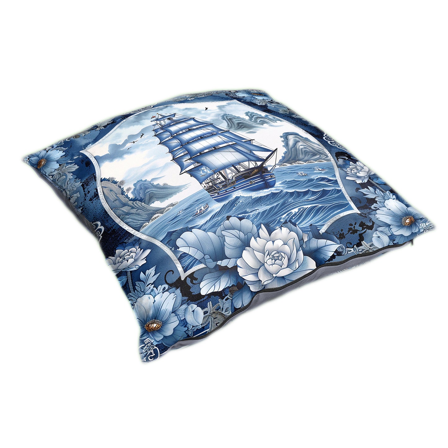 Delft Ship Luxury Scatter by Mark van Vuuren