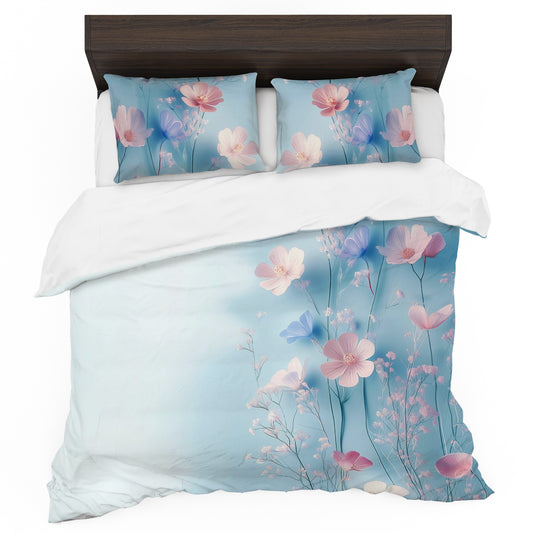 Delicant Flowers Duvet Cover Set