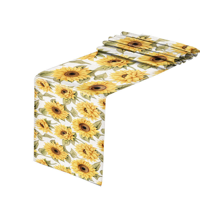 Delicate Sunflowers Table Runner