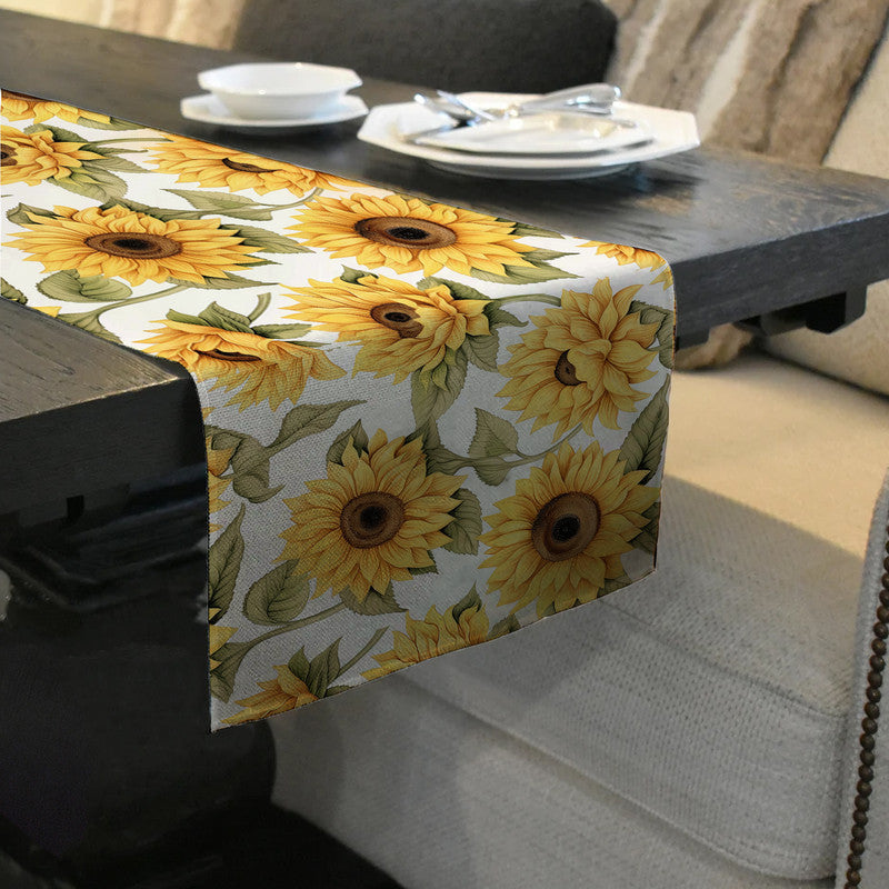 Delicate Sunflowers Table Runner