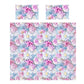 Delicate Lilac and White Floral Duvet Cover Set