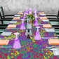 Delicate Multicolour Floral 3m Rectangle Tablecloth