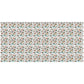 Delicate Petals on White 3m Rectangle Tablecloth