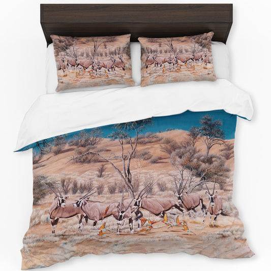 Desert Gemsbok Duvet Cover Set by Delene Lambert