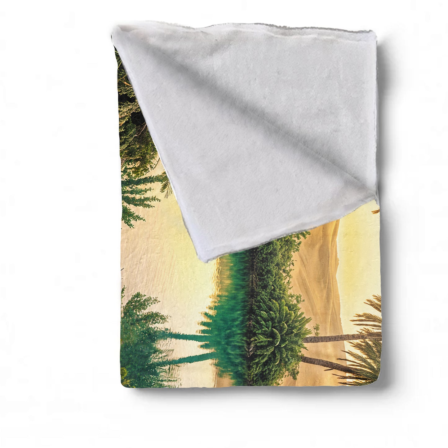Desert Oasis Light Weight Fleece Blanket