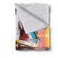Deserted Beach Light Weight Fleece Blanket