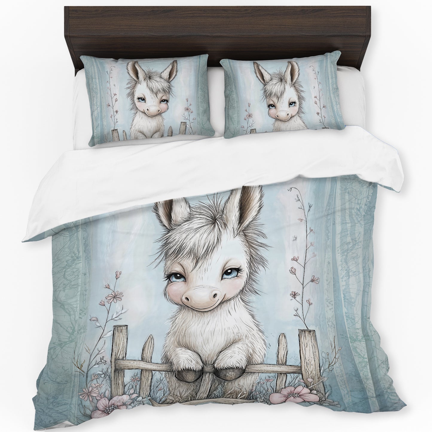 Dickey the Donkey Kids Duvet Cover Set