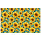 Different Sizes Sunflower Rectangle Tablecloth