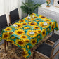 Different Sizes Sunflower Rectangle Tablecloth