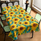 Different Sizes Sunflower Rectangle Tablecloth