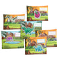 Dino Subject Savvy Book Bags Set of 6