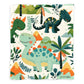 Dino Delight Jungle Baby Fleece Blanket by Wikus Schalkwyk
