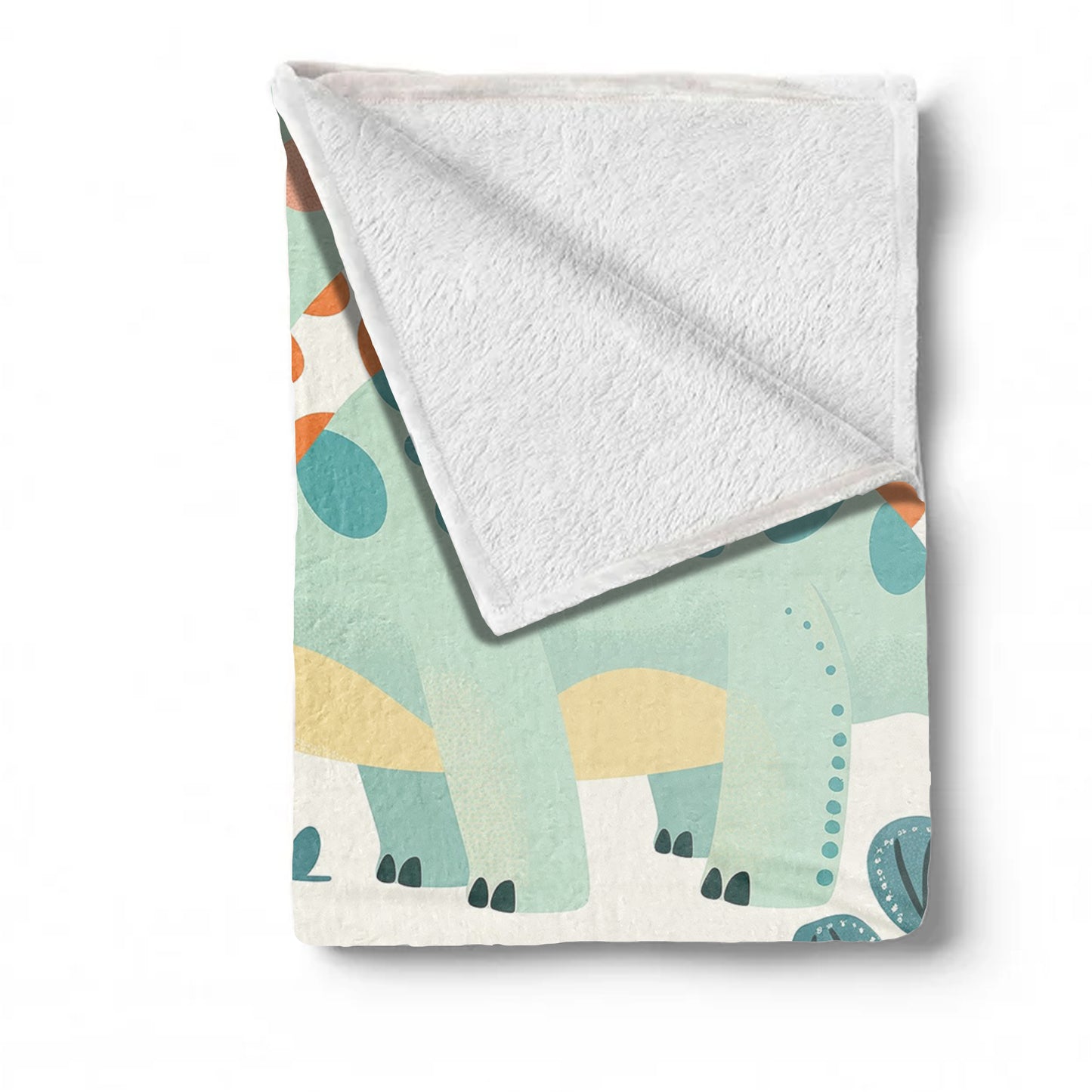 Dino Delight Jungle Minky Blanket by Wikus Schalkwyk