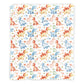 Dinosaur Party Baby Fleece Blanket