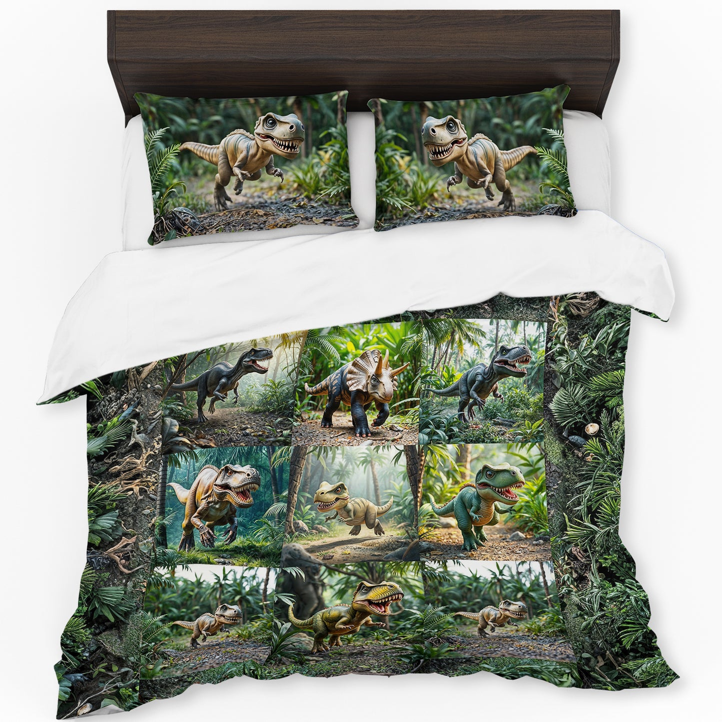Dinosaur  Land Kids Duvet Cover Set
