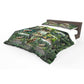 Dinosaur  Land Kids Duvet Cover Set