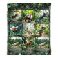 Dinosaur Land Toddler Fleece Blanket
