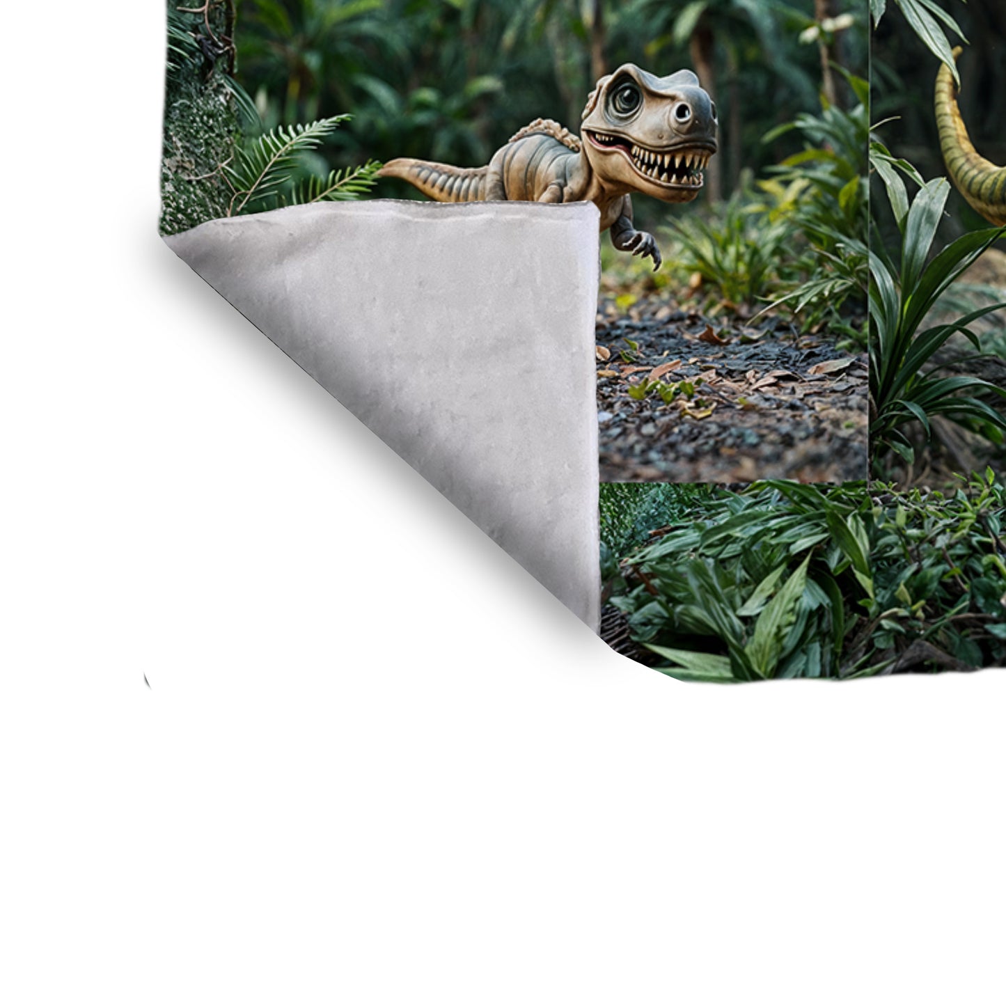 Dinosaur Land Toddler Fleece Blanket