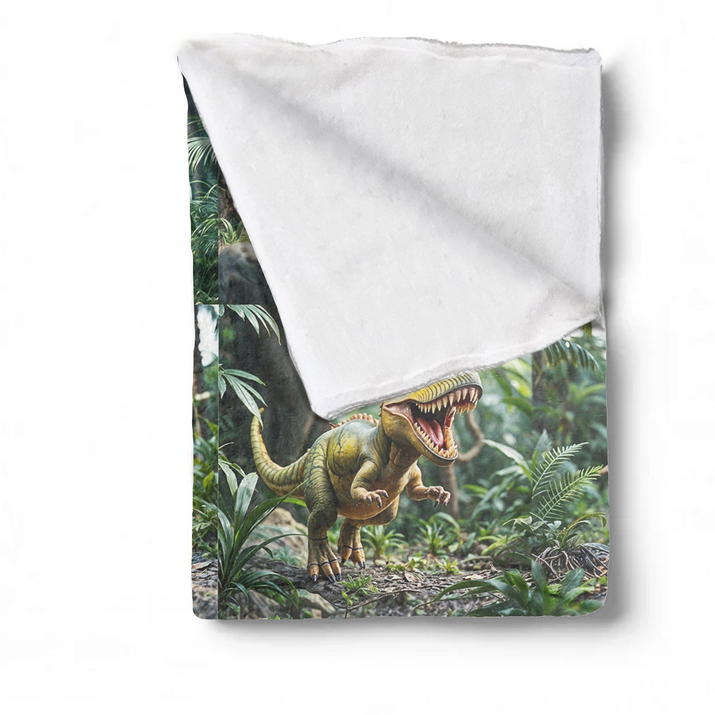 Dinosaur Land Toddler Fleece Blanket