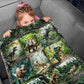 Dinosaur Land Toddler Fleece Blanket