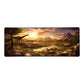 Dinosaurs at Sunrise Large Desk Pad
