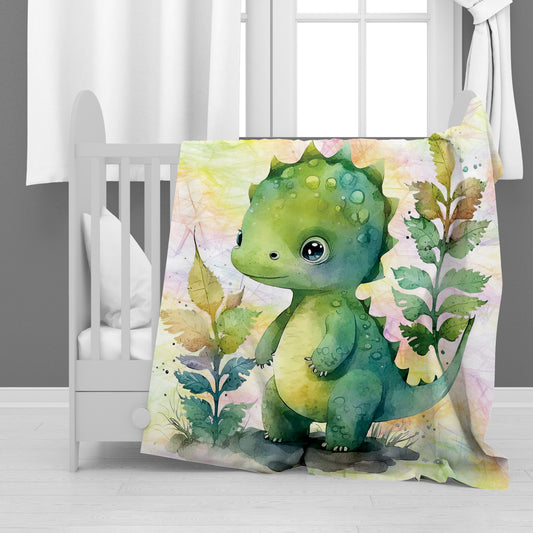 Dinosaurus Minky Blanket